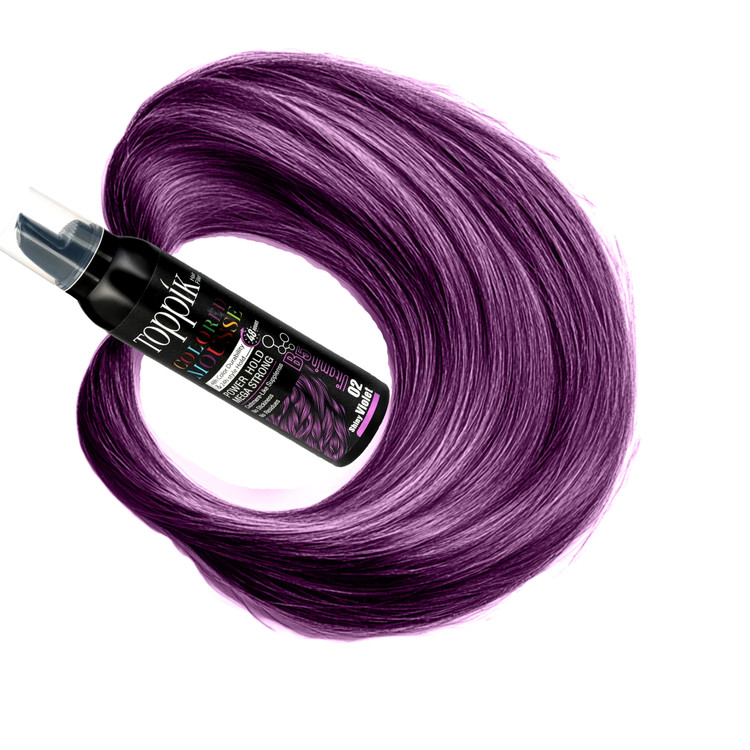 موس مو رنگی بنفش براق تاپیک Toppik مدل 02 حجم 125 میل